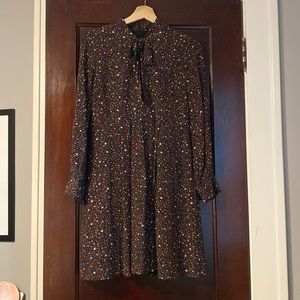 Madewell mini dress with star pattern